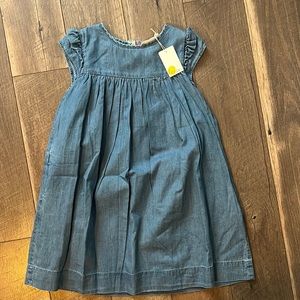 NWT Mini Boden chambray dress